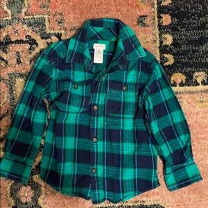 Carter’s toddler 3T flannel
